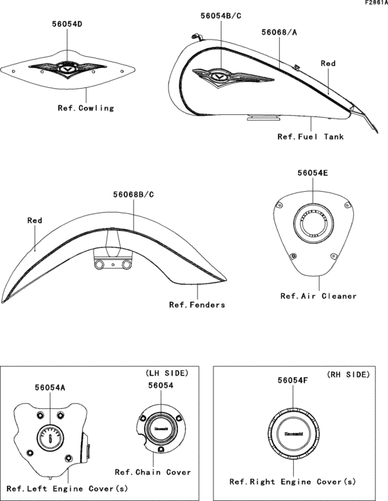 VN1700 Decals(red)(c9fa)