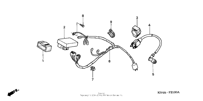 XR100 Жгут проводов