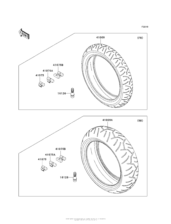 ZX1400 Покрышки