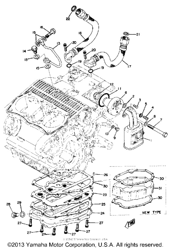 TX750A Масляный фильтр