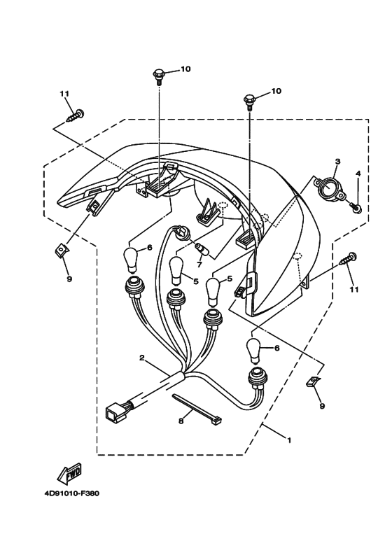 YP250 ﾃ-ﾙﾗｲﾄ