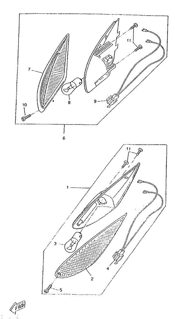 CW50RSP Поворотники