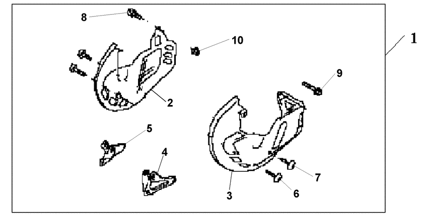 Front disk cover