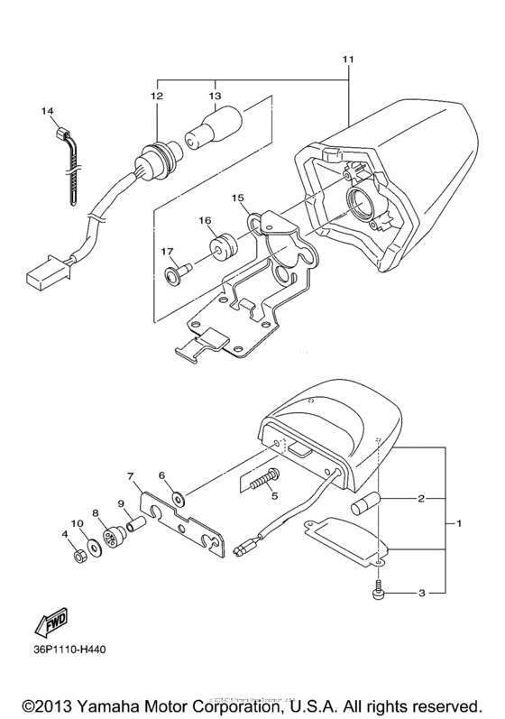 FZ6RYCW Фонарь