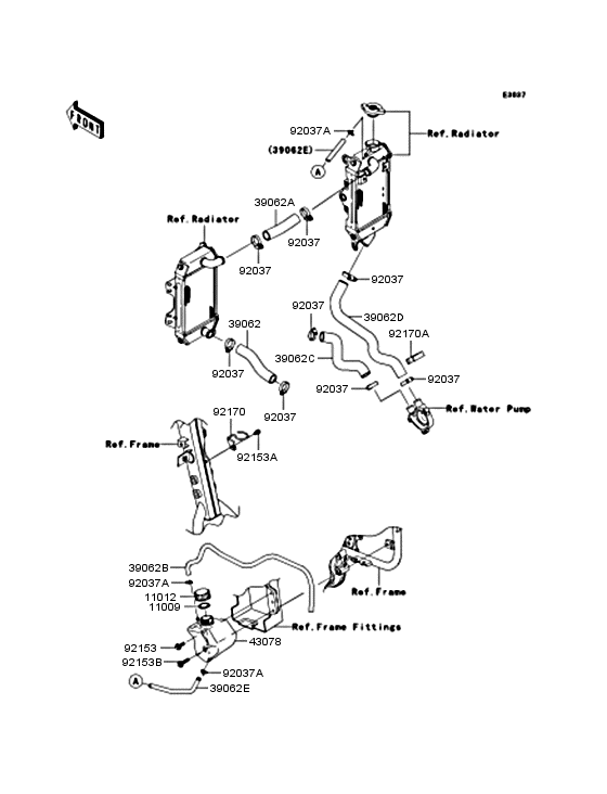  Патрубки охлаждения