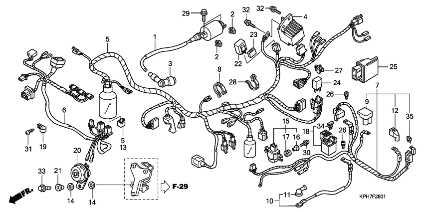 Harness wire