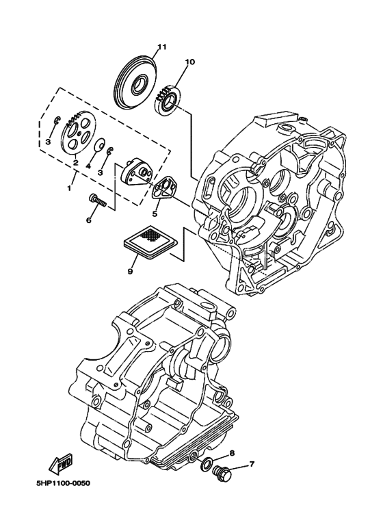 TTR125L Маслонасос