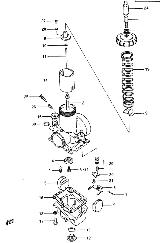 Carburetor assy