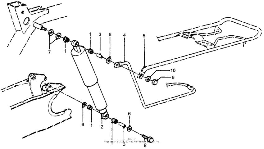 Rear shock absorber 82