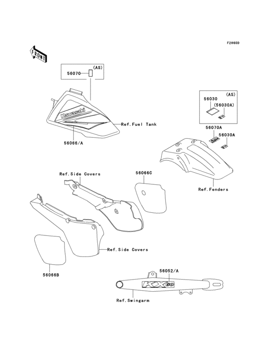 KX60 Labels(kx60-b19)