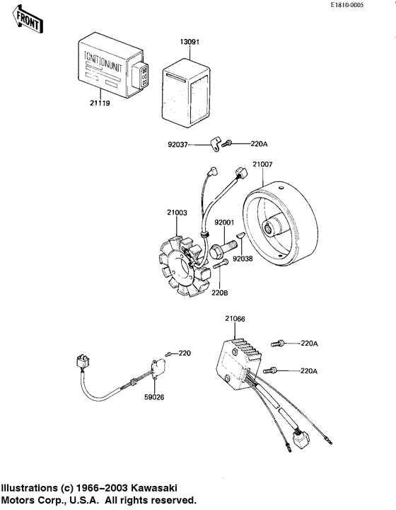 Ignition/generator/regulator