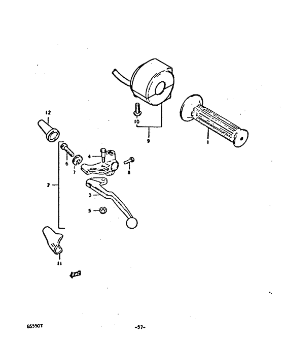Left handle switch