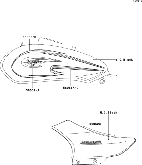 BN125 Decals(black)(a8)