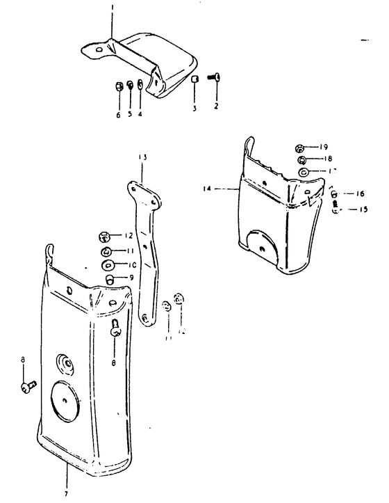 GSX1100 Заднее крыло extension
