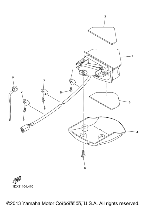 WR450FB Фонарь