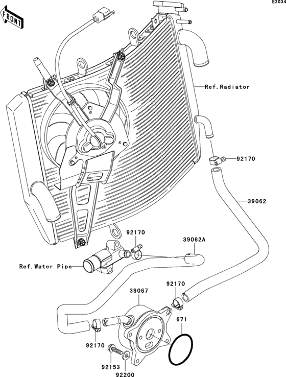 ZX636 Масляный картер