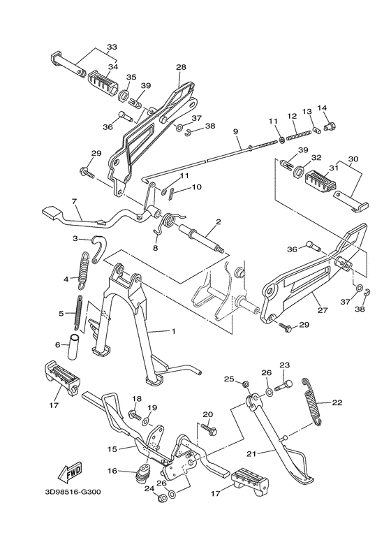 Stand & footrest