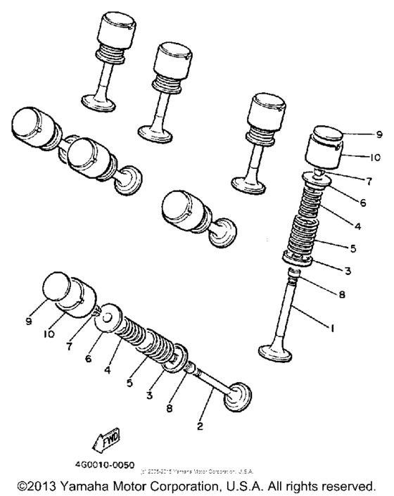 YX600TC Клапана