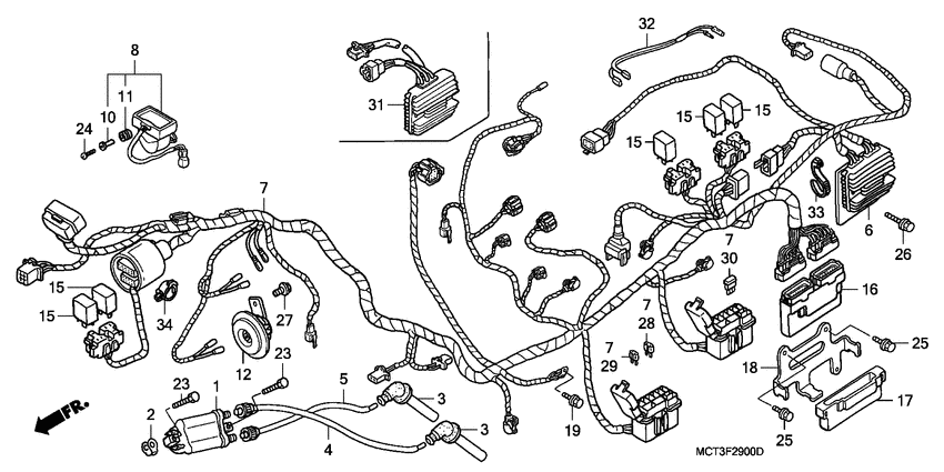 Harness wire