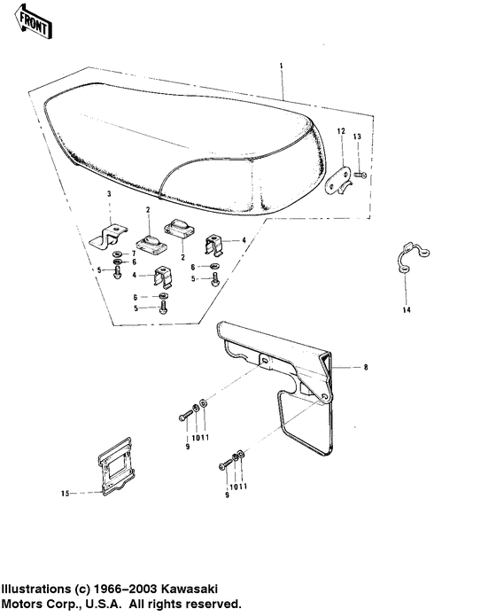 Seat/chain cover