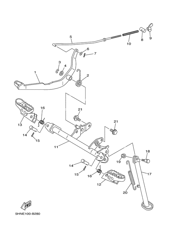 Stand & footrest