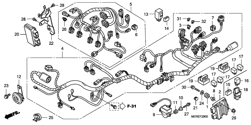 Harness wire