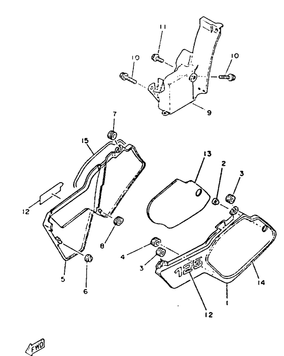 DT125 Tapas laterales