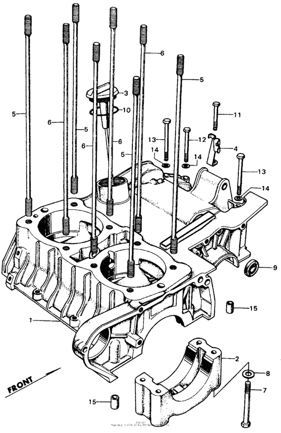 Upper crankcase