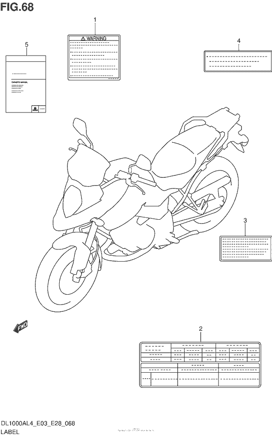Label (Dl1000Al4 E03)