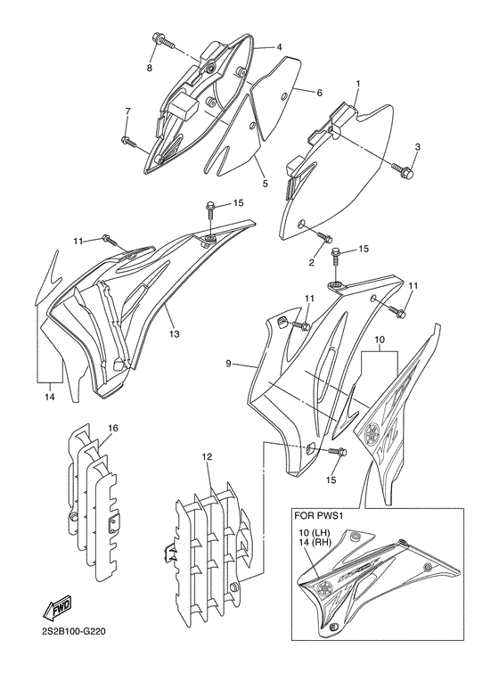  Боковые обтекатели