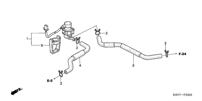 NSS250EX Air injection cont. valve