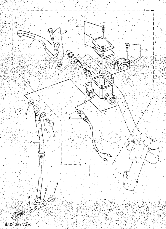 YN50R Главный тормозной цилиндр