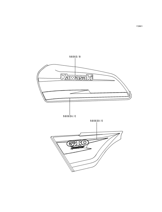 KH125 Наклейки