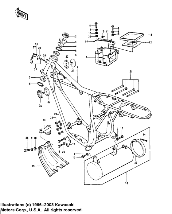 Frame/frame fittings