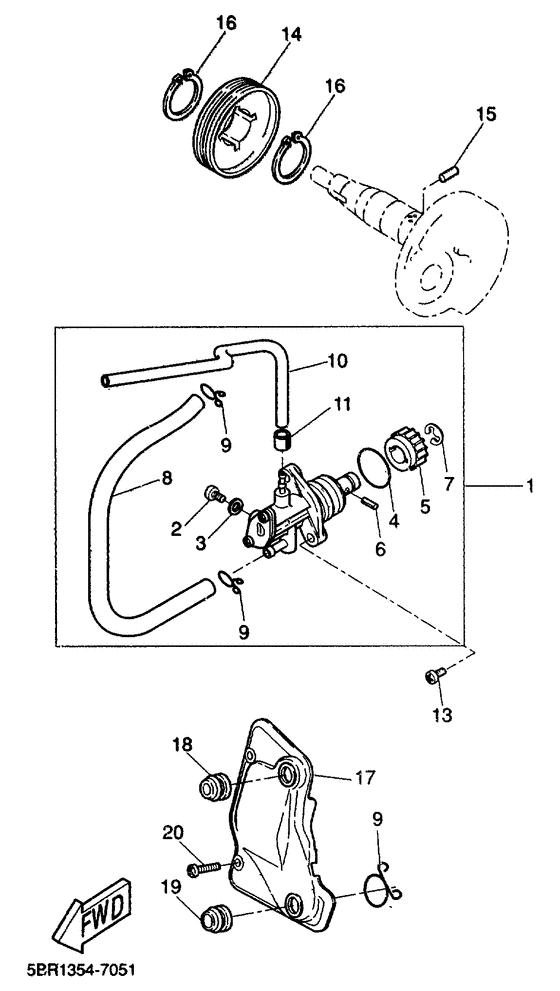 YQ50 Масляный насос