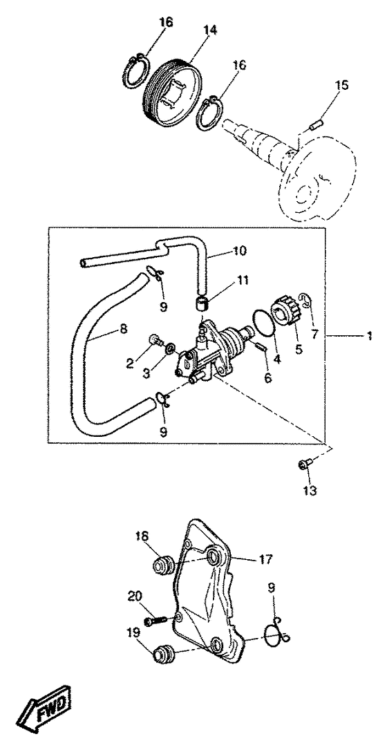 YQ50 Масляный насос