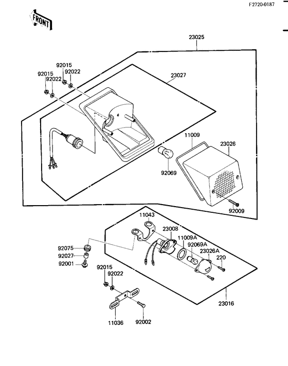 Taillight unit ass`y