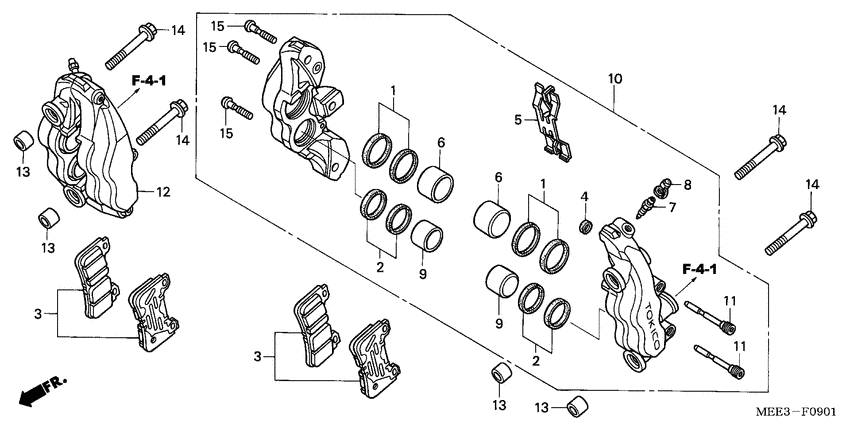  Передний суппорт