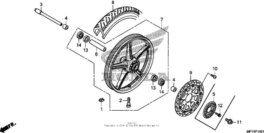 Front wheel (2)