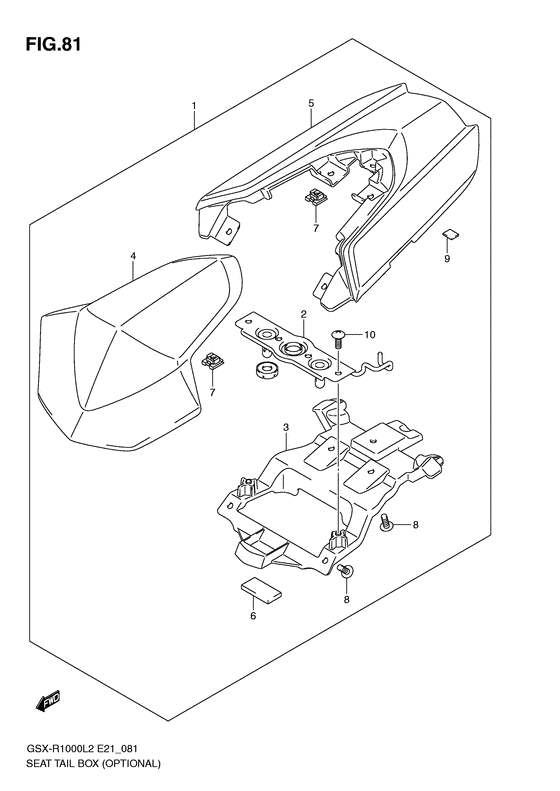 Seat tail box