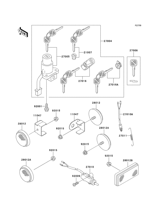  Замок зажигания