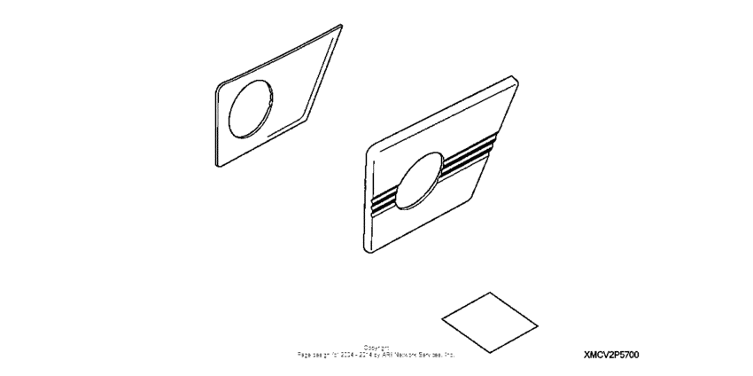VTX1800S1 Billet swingarm pivot cover set (neo-retro)