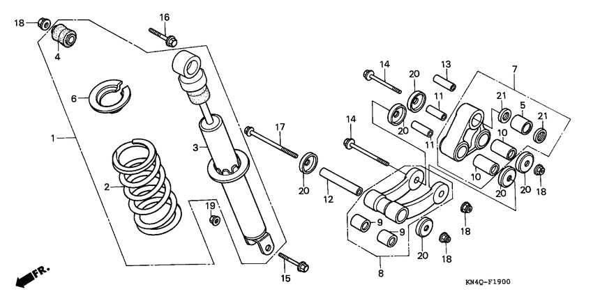 Rear cushion