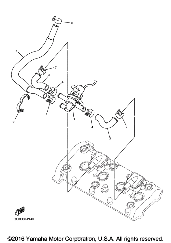 YZF-R1S Система забора воздуха
