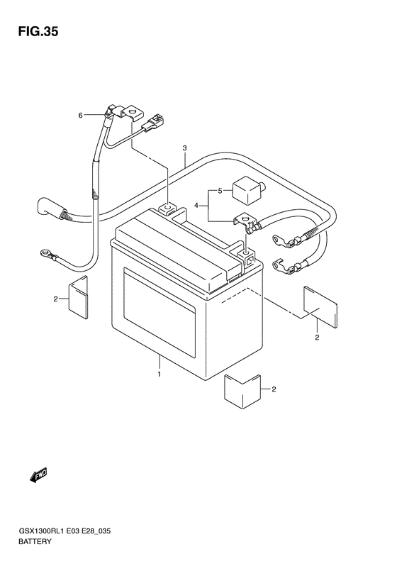 GSX1300R Аккумулятор
