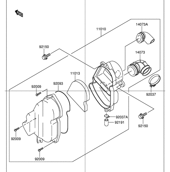 DR-Z110 Воздухоочиститель