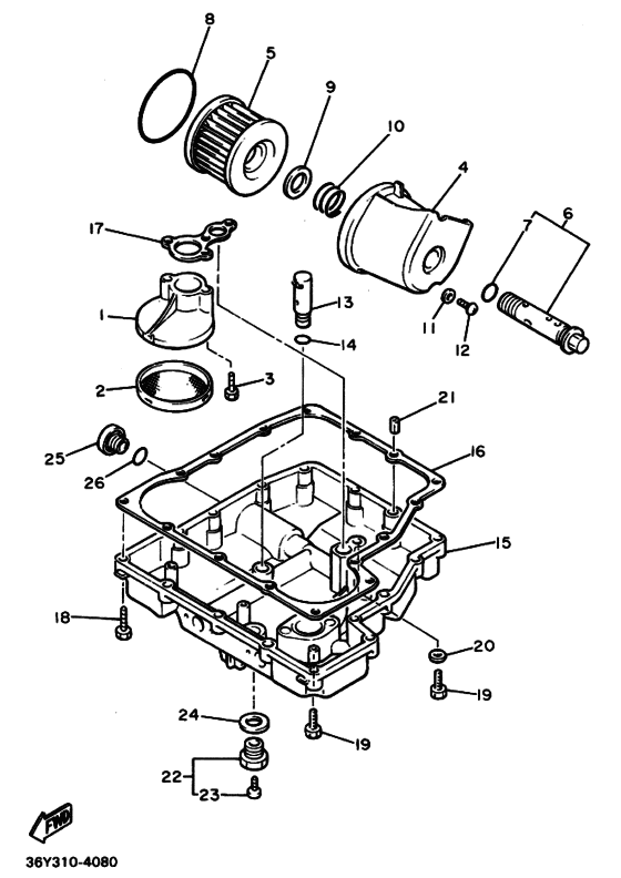 FJ1200 FJ1200E Маслоочиститель