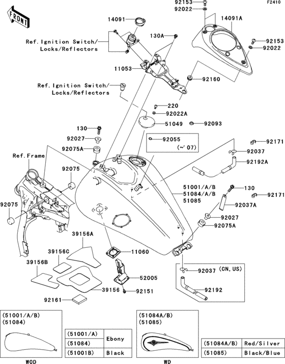 VN1600 Fuel tank(1 / 4)