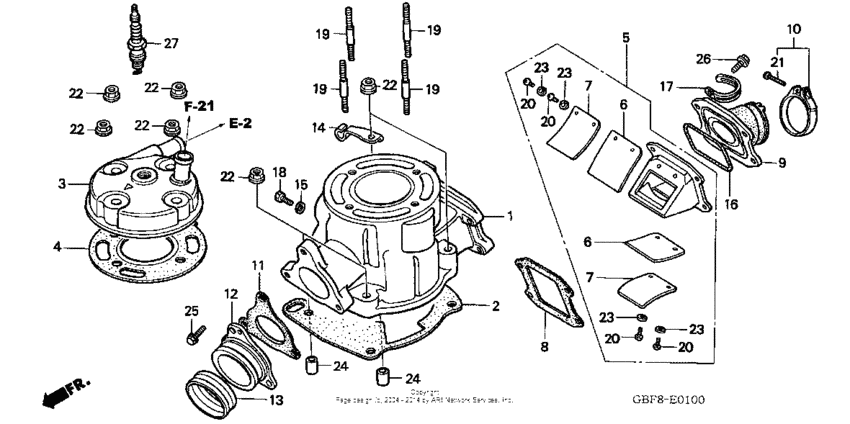Cylinder head ('03-'04)