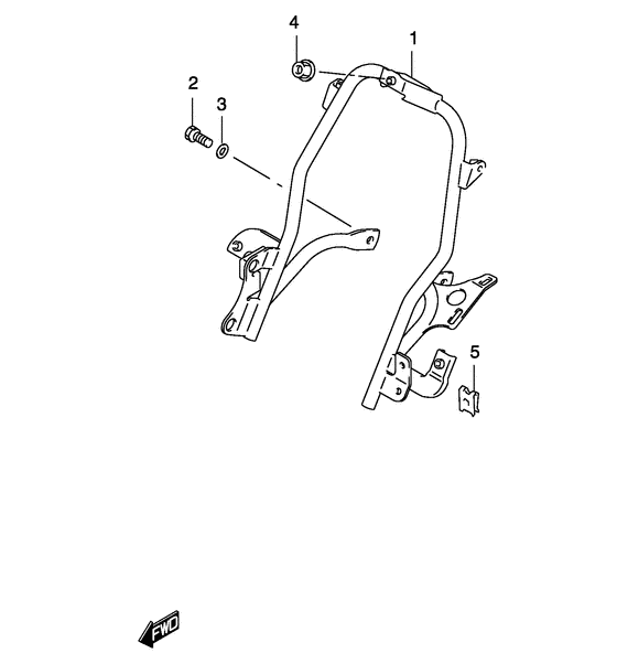 Brace, radiator